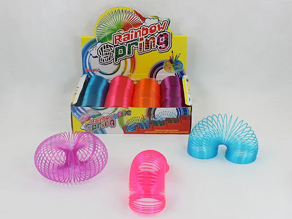 12 4-color transparent rainbow rings