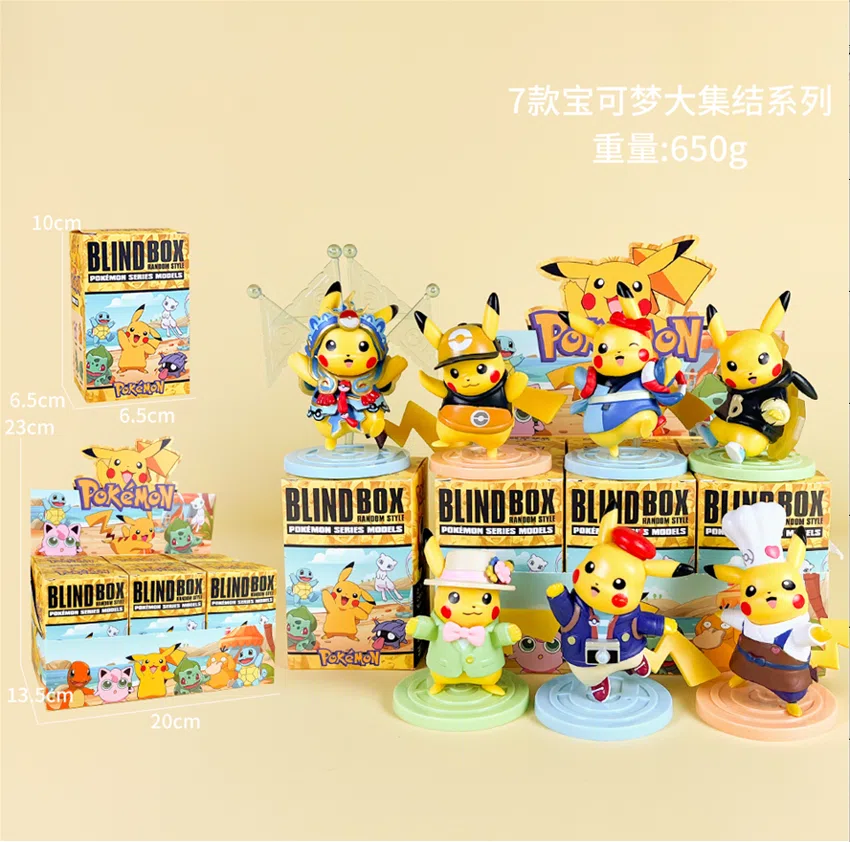 7pcs Pokémon Great Assembly Series