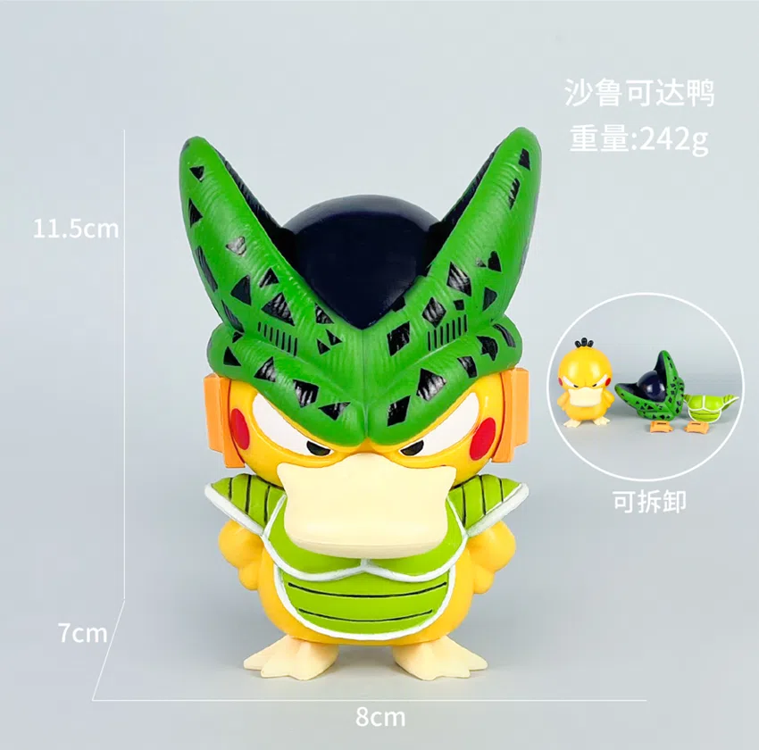 Pikachu Pokémon Figurines Sharu and Psyduck