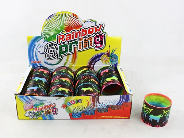 12 Leopard Rainbow Rings