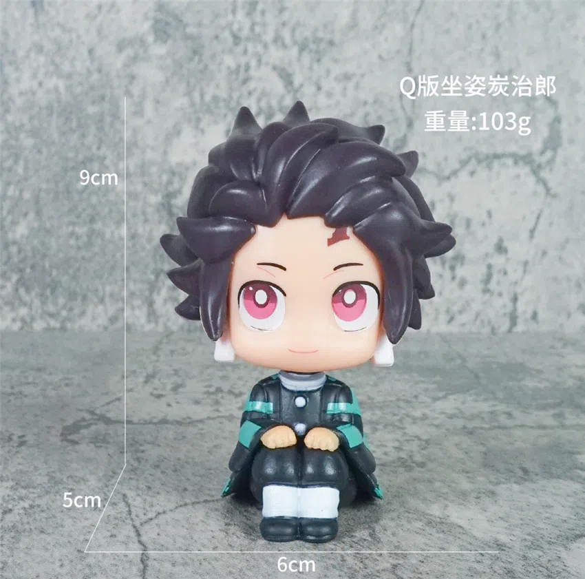 Demon Slayer figure Q version seated Tanjiro