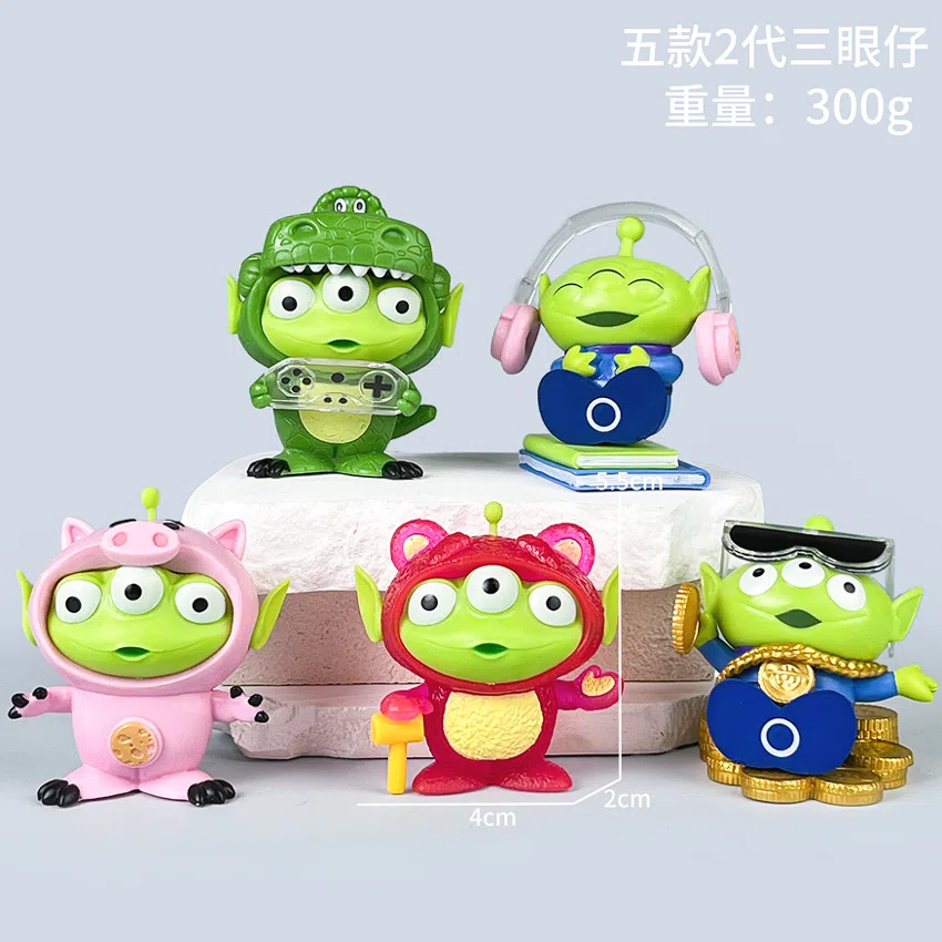 Disney Figurines 2nd Generation Alien 5 Types