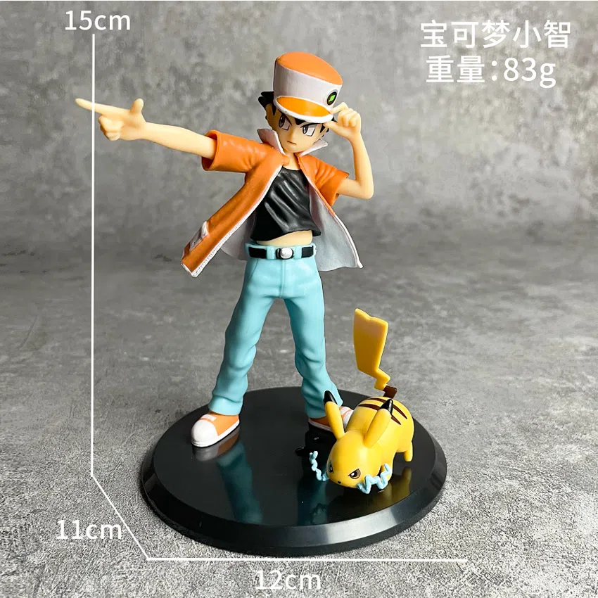 Pikachu Pokémon Figurines Ash Ketchum