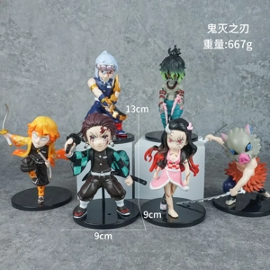 Demon Slayer 6 combat demon slayer figures