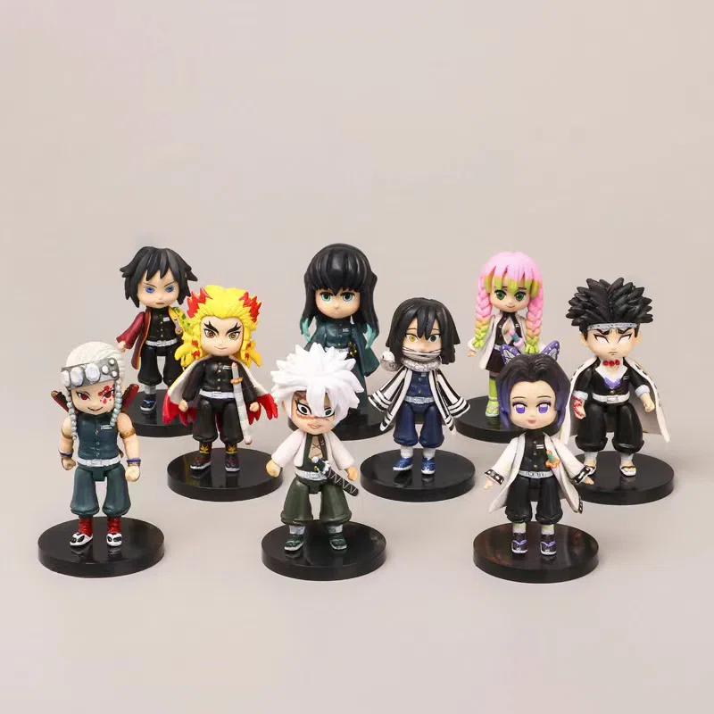 Demon Slayer Q-Version Nine Pillars 8CM Figures