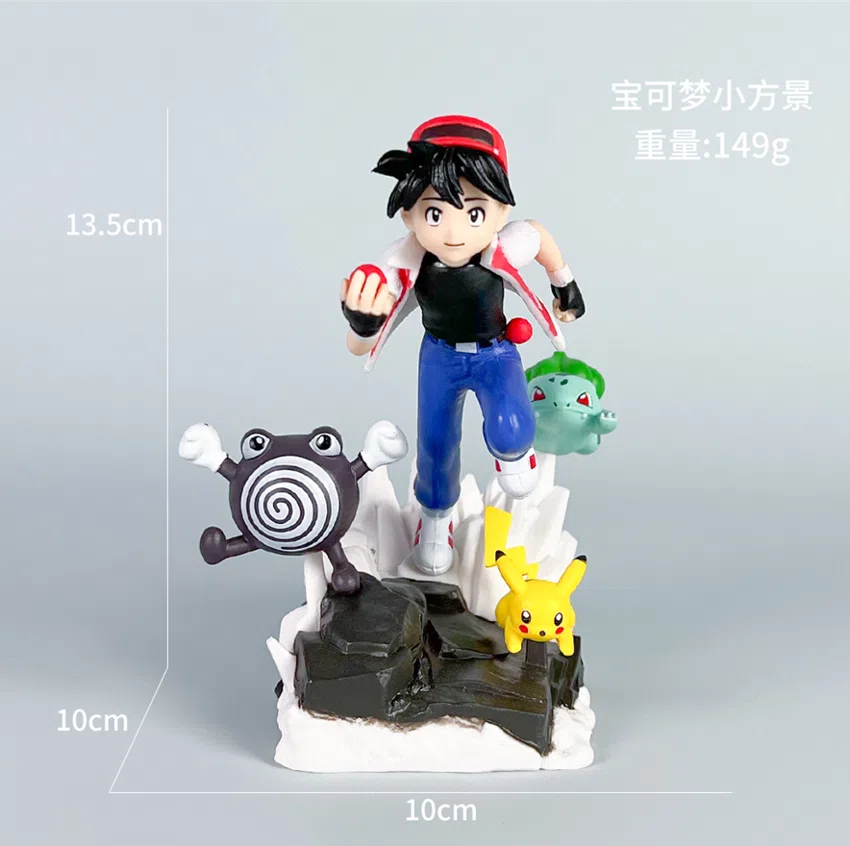 Pikachu Pokémon Figurines Brock