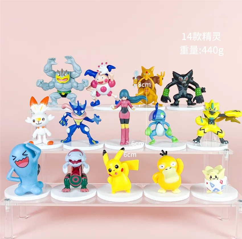 Pikachu Pokémon Figurines Pokémon 14 Pieces