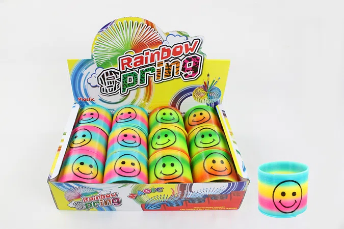 12 glow-in-the-dark rainbow rings