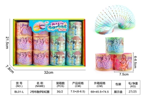 No. 2 Bluey Rainbow Ring