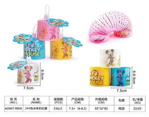 #2 4-Color Mickey Rainbow Ring