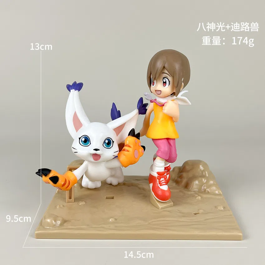 Pikachu Pokémon Figurines Hikaru + Veemon