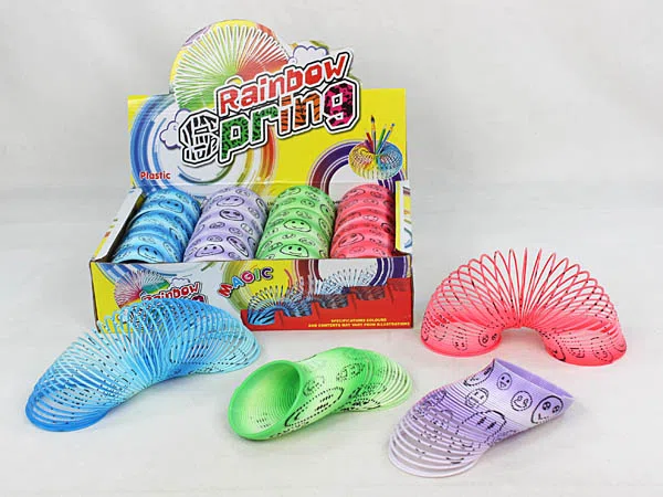 4-color gradient full-circle smiley face print