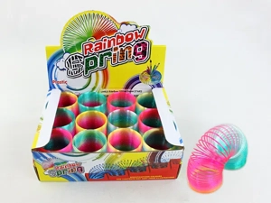 12 glitter rainbow rings