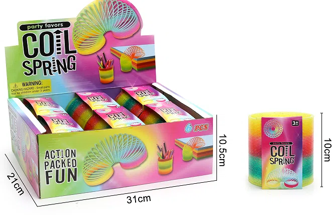 Large gold glitter rainbow rings