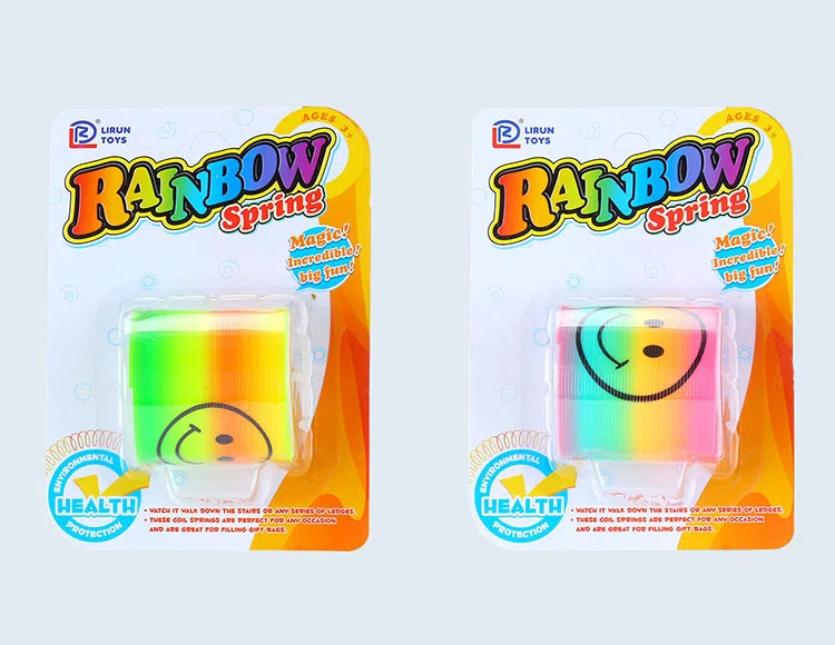 No. 2 smiling face suction board rainbow rings