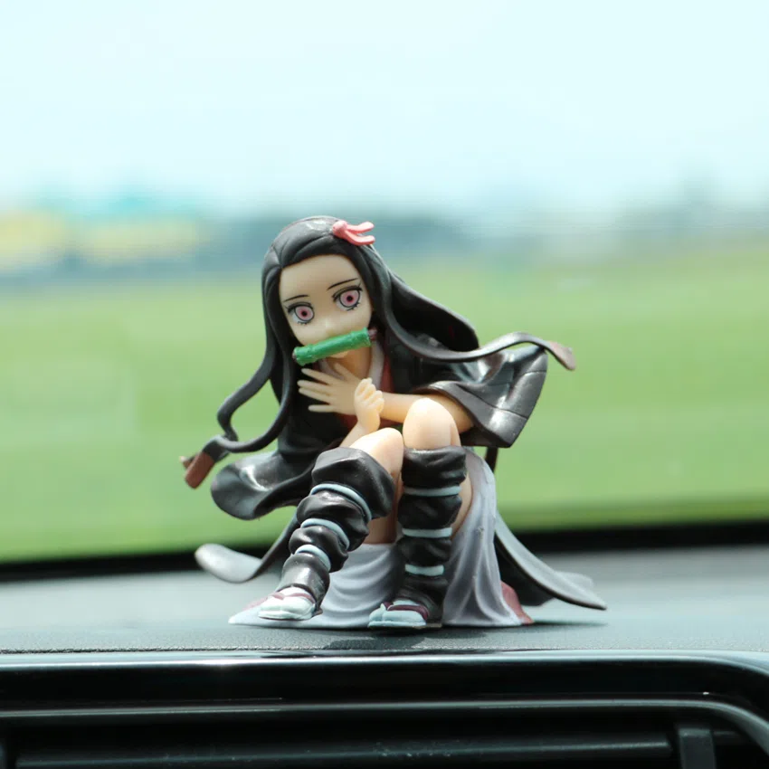 Demon Slayer Packaged Large Sitting Nezuko Figure Black Outfit