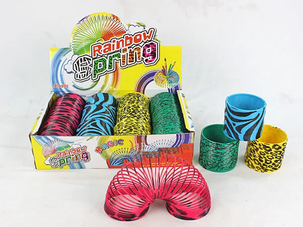 12 4-style animal pattern rainbow rings