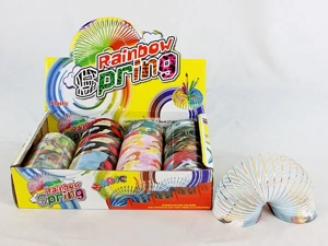 12 Disney-printed rainbow rings