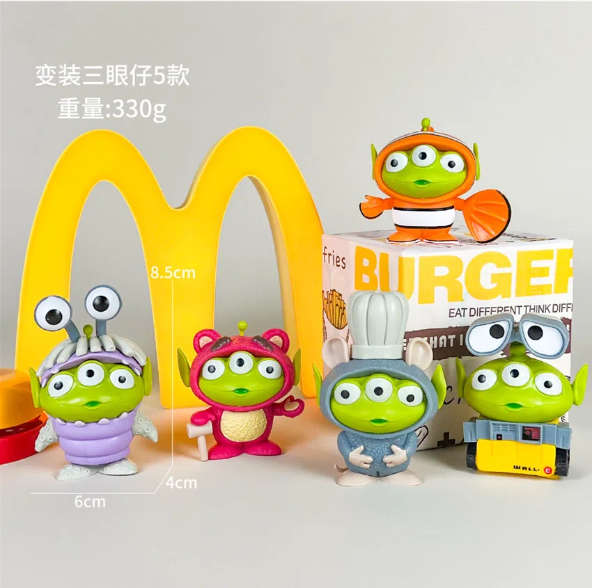 Disney Figurines Disguise Alien 5 Types