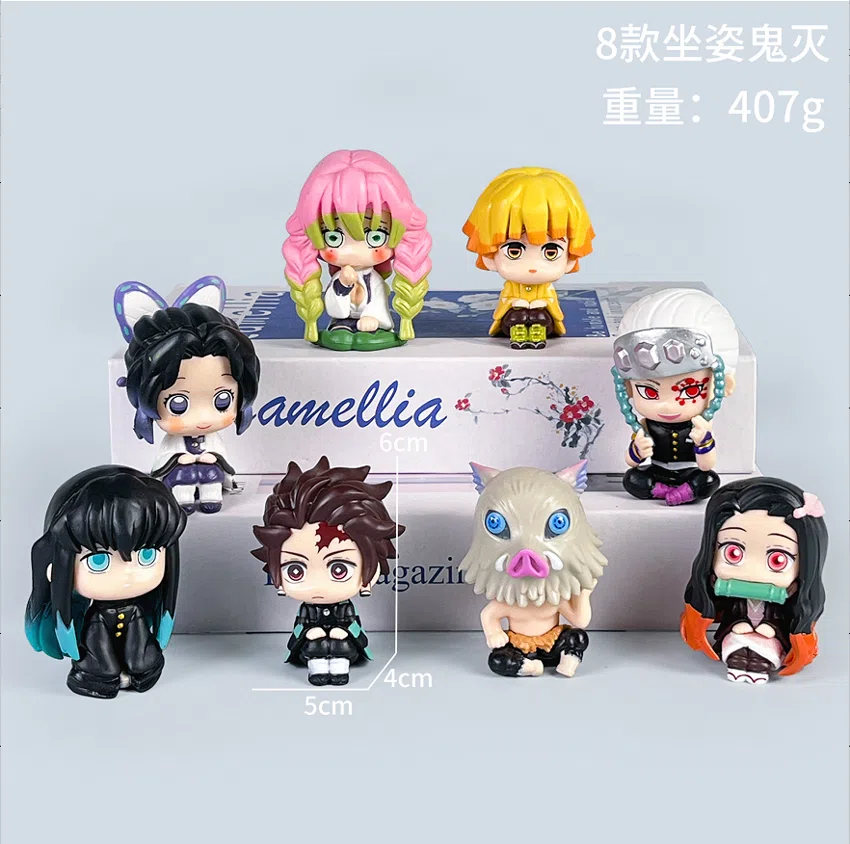 Demon Slayer figure seated demon slayer 8 models