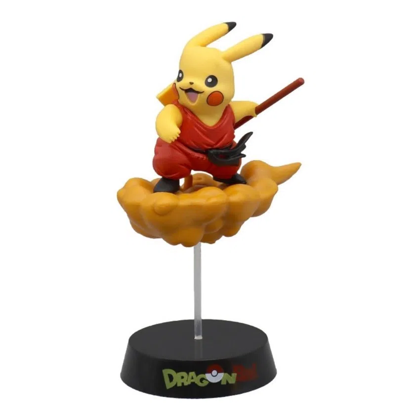 Pikachu Pokémon Figurines Goku Pikachu Red Outfit