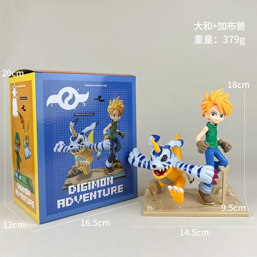 Pikachu Pokémon Figurines Yamato + Gabumon