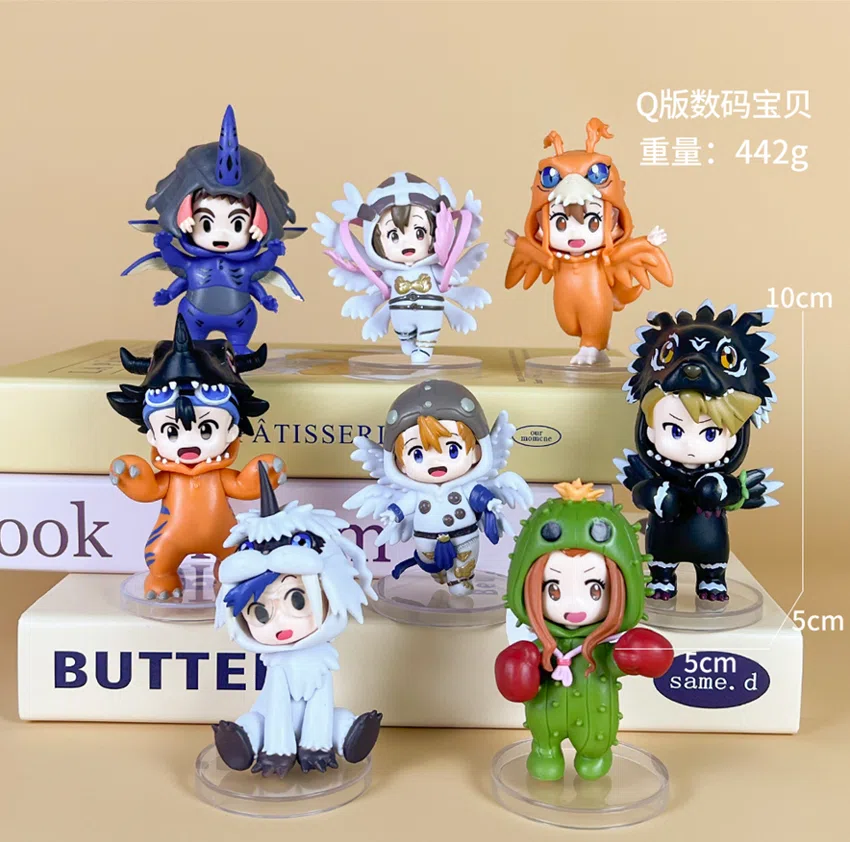 Digimon Figure 2nd Generation Q Version 8pcs