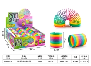 6-pack USA-colored rainbow rings