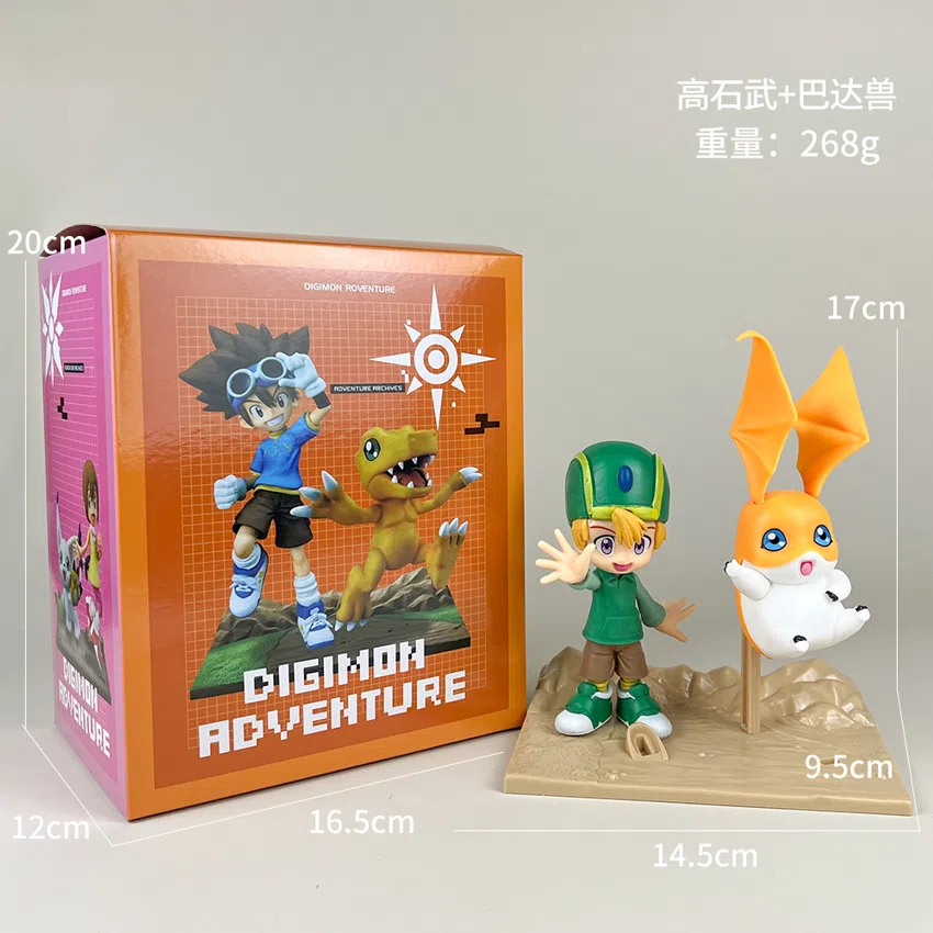 Pikachu Pokémon Figurines Takeshi + Greymon