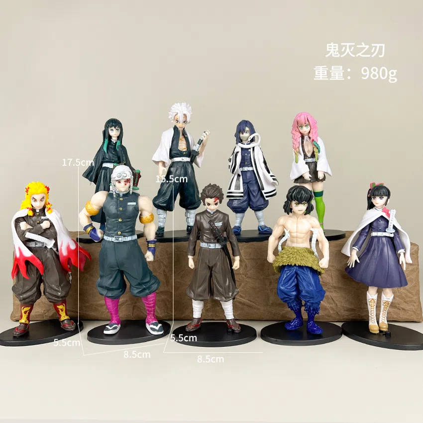 Demon Slayer figure 9 pillars and 9 models