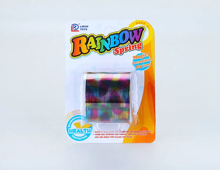Polka dot holographic suction board rainbow rings