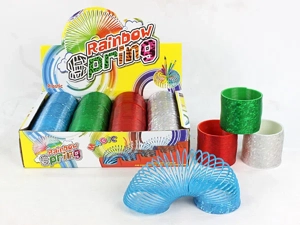 12 4-color foil-stamped rainbow rings