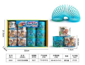 12 Paw Patrol Rainbow Rings