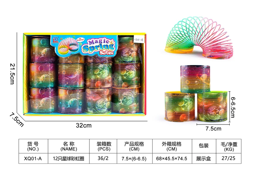 12 Planet Rainbow Rings