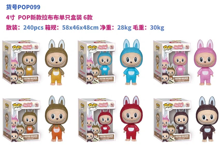 New Labubu POP Figurine