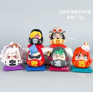 One Piece Figurine Daruma Egg 6 Versions