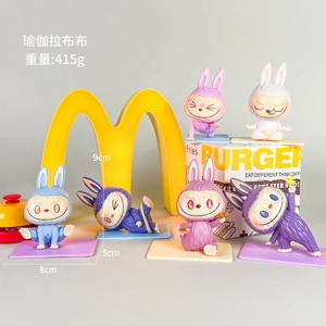 Labubu Figurine Yoga Series 6 Pieces