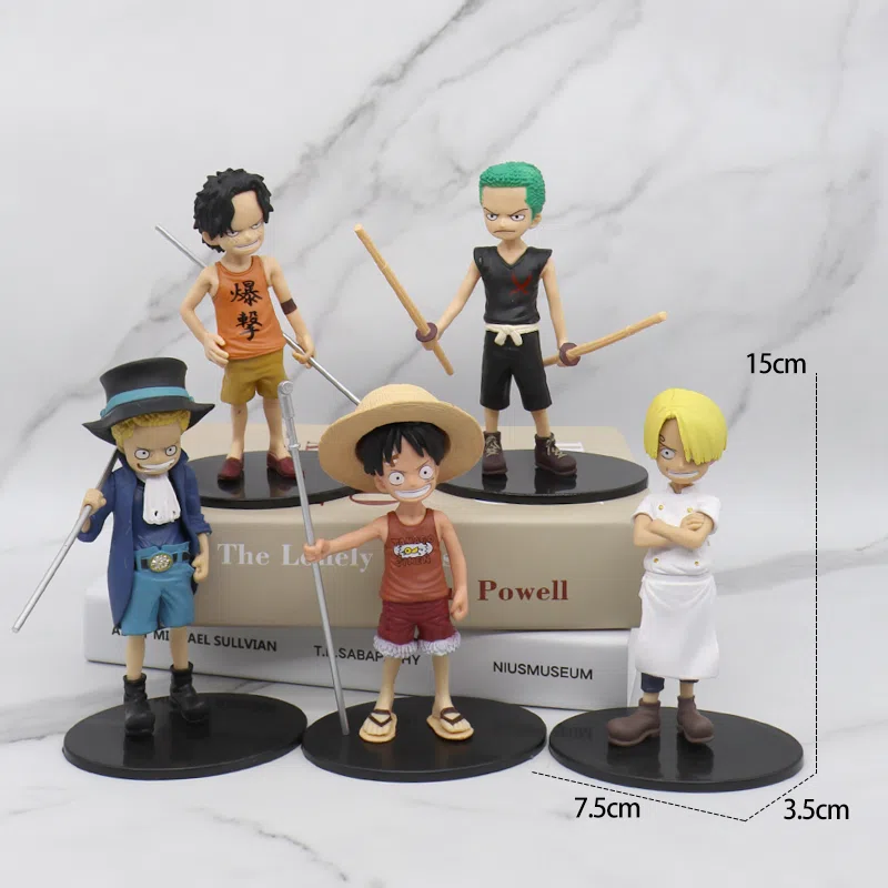 One Piece Figurine Childhood One Piece 5-Piece Set