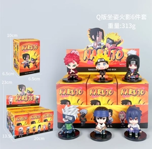 Naruto Figures Q-version Sitting Naruto 6 Versions