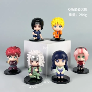 Naruto Figures Q-version Sitting Naruto 6 Versions