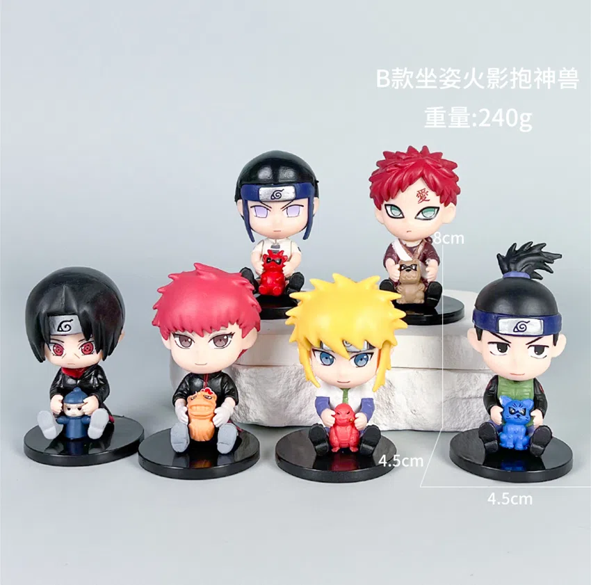 Naruto Figures Sitting Naruto Hugging Divine Beast Type B 6 Versions