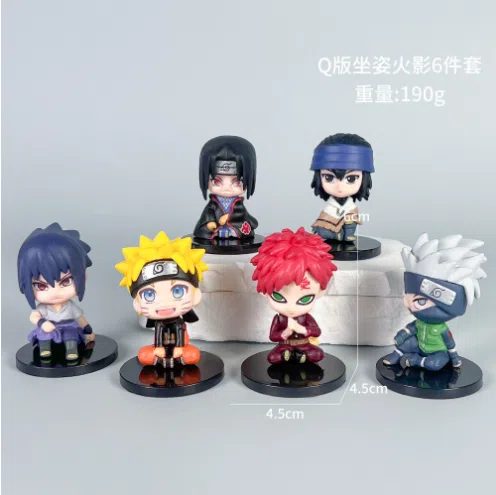 Naruto Figures Q-version Sitting Naruto 6 Versions
