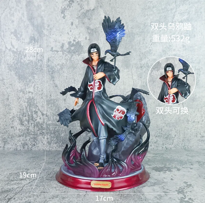 Naruto figurine Double-headed crow Itachi