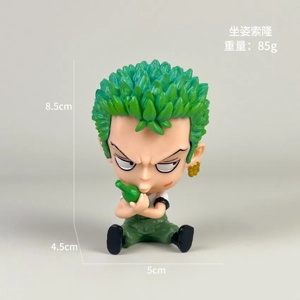 One Piece Chibi Sitting Zoro Figurine