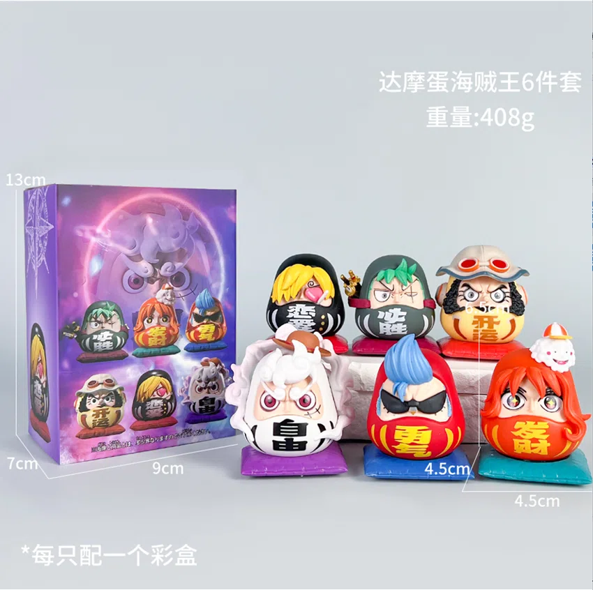 One Piece Figurine Daruma Egg 6 Versions