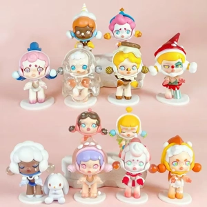 Candy Monster Town Figurine A Set/B Set 6 Pieces