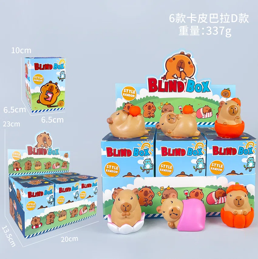 Capybara figure Capybara Group D 6 models