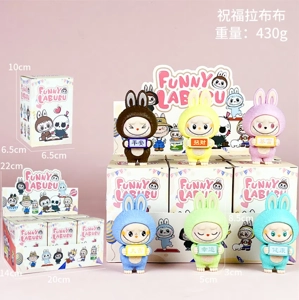 Labubu Figurine Blessing Labubu 6 Pieces