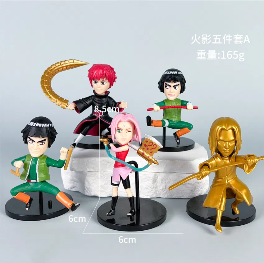 Naruto figurine 5-piece set A model