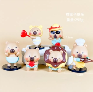 Capybara figure sweet Capile 6 models